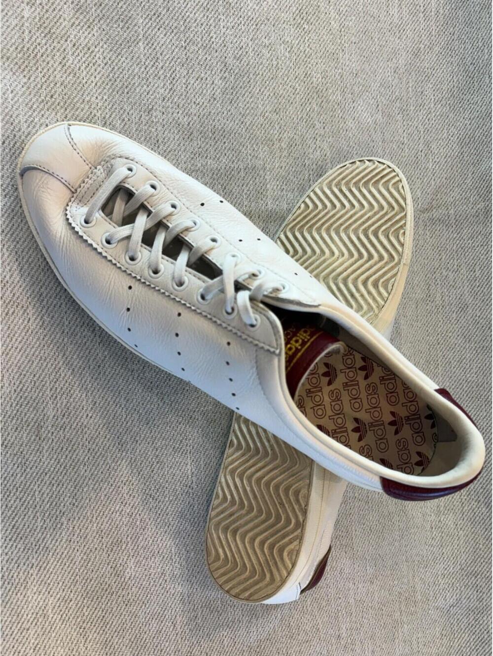 adidas Originals Lacombe White Deep Burgundy Gold Men's Size 12.5 DB3014 - Picture 10 of 10